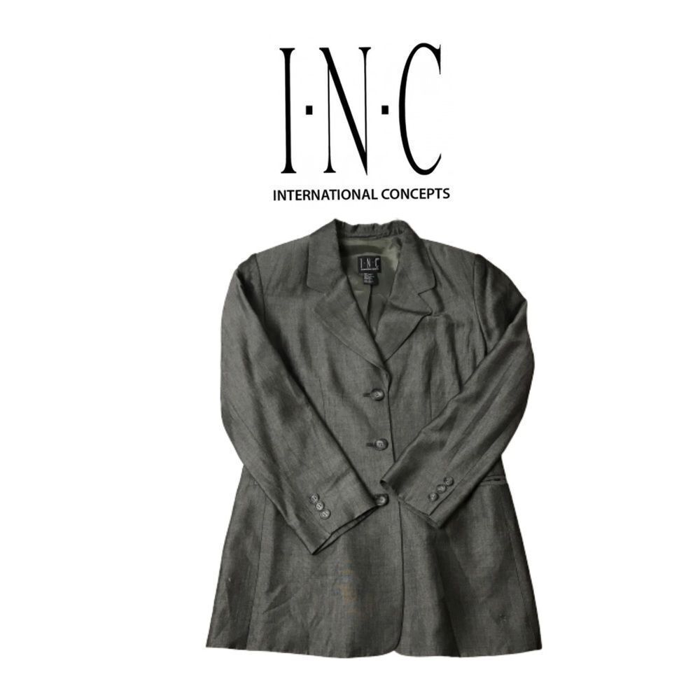 36. International Concepts Gray Blazer. Sz 4